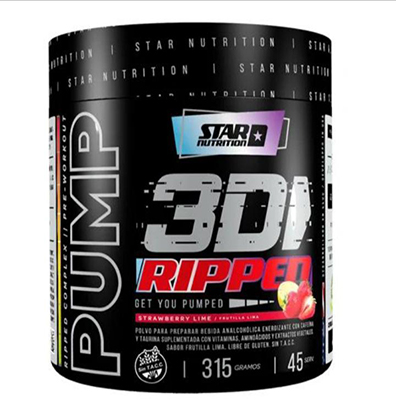 3D Ripped + Quemador de Grasa - 45 serv.