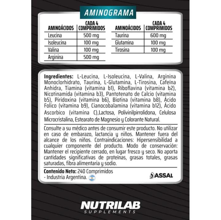 Amino Energy - 240 Comp. - Imagen 2