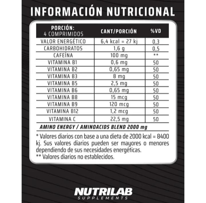 Amino Energy - 240 Comp. - Imagen 3
