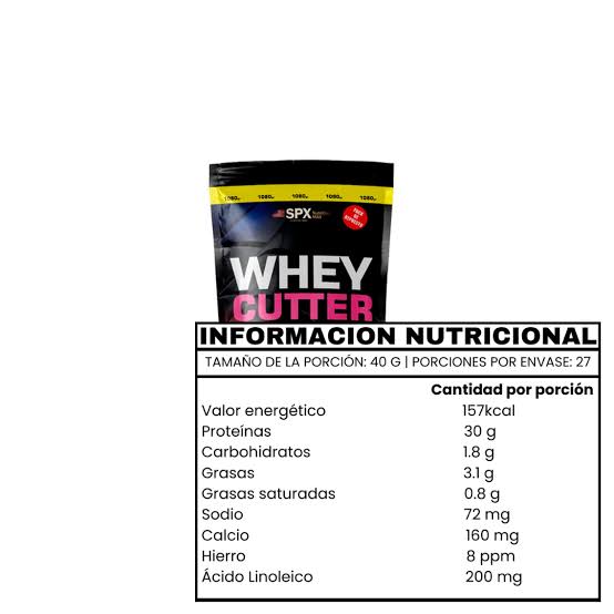 Whey Cutter 1 kg + Quemador de Grasa + Stevia - 27 serv. - Imagen 2