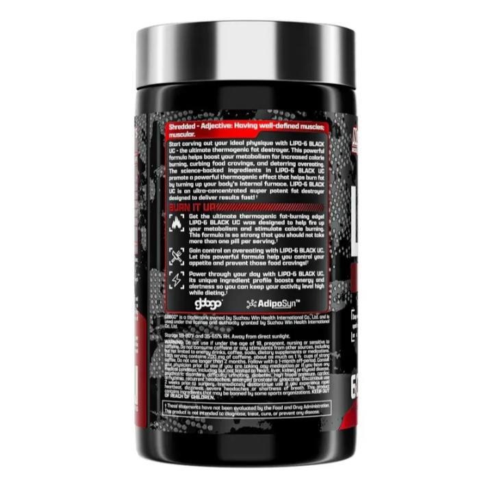Lipo 6 Black Ultra Concentrado - Imagen 3
