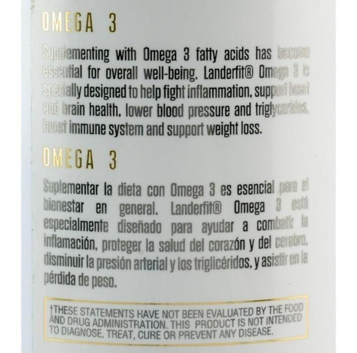 Omega 3 landerfit - 200 cáps. - Imagen 5