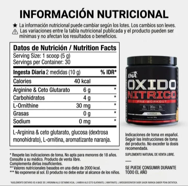 Oxido Nitrico ENA - 30 serv. (AGOTADO) - Imagen 2