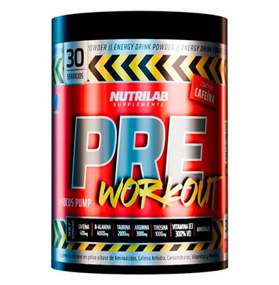 Pre Entreno Nutrilab - 30 serv.