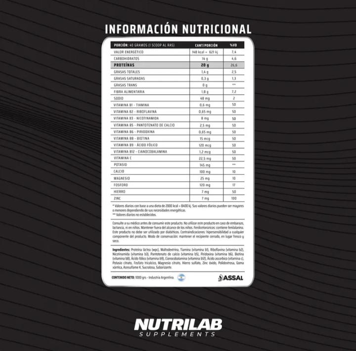 Whey Pro Gourmet 1 kg - 25 serv. - Imagen 2