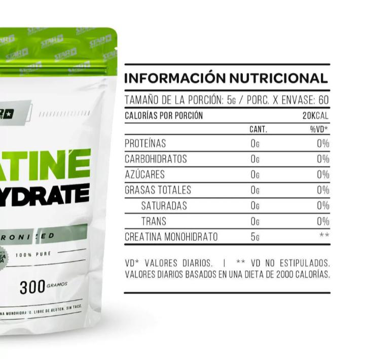 Creatina Star sin sabor - 60 serv. - Imagen 3