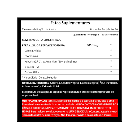 Lipo 6 Black Ultra Concentrado - Imagen 4