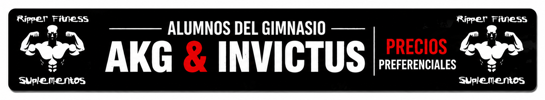 Alumnos del gimnasio AKG e Invictus - Precios preferenciales
